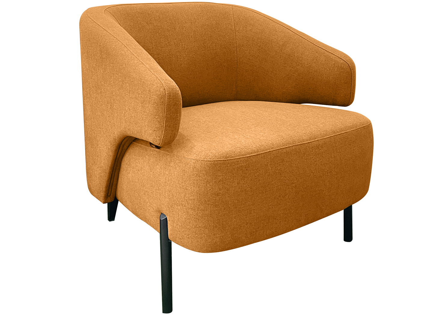 BELLA SINGLE SEATER SOFA- ORANGE