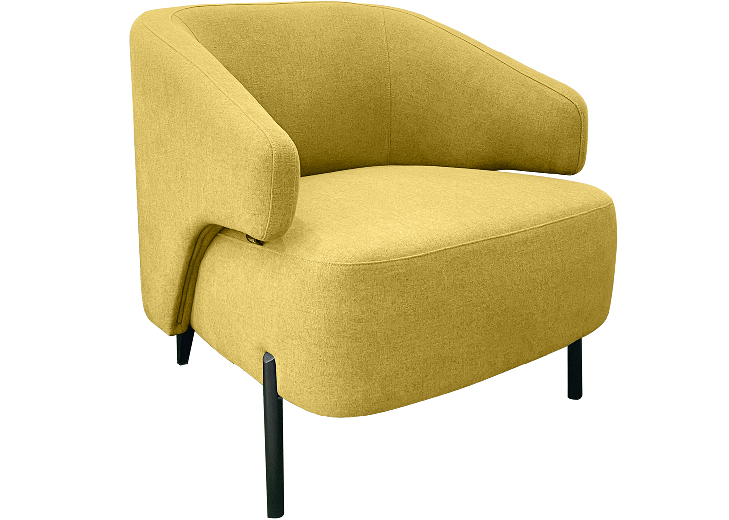 BELLA SINGLE SEATER SOFA- YELLOW