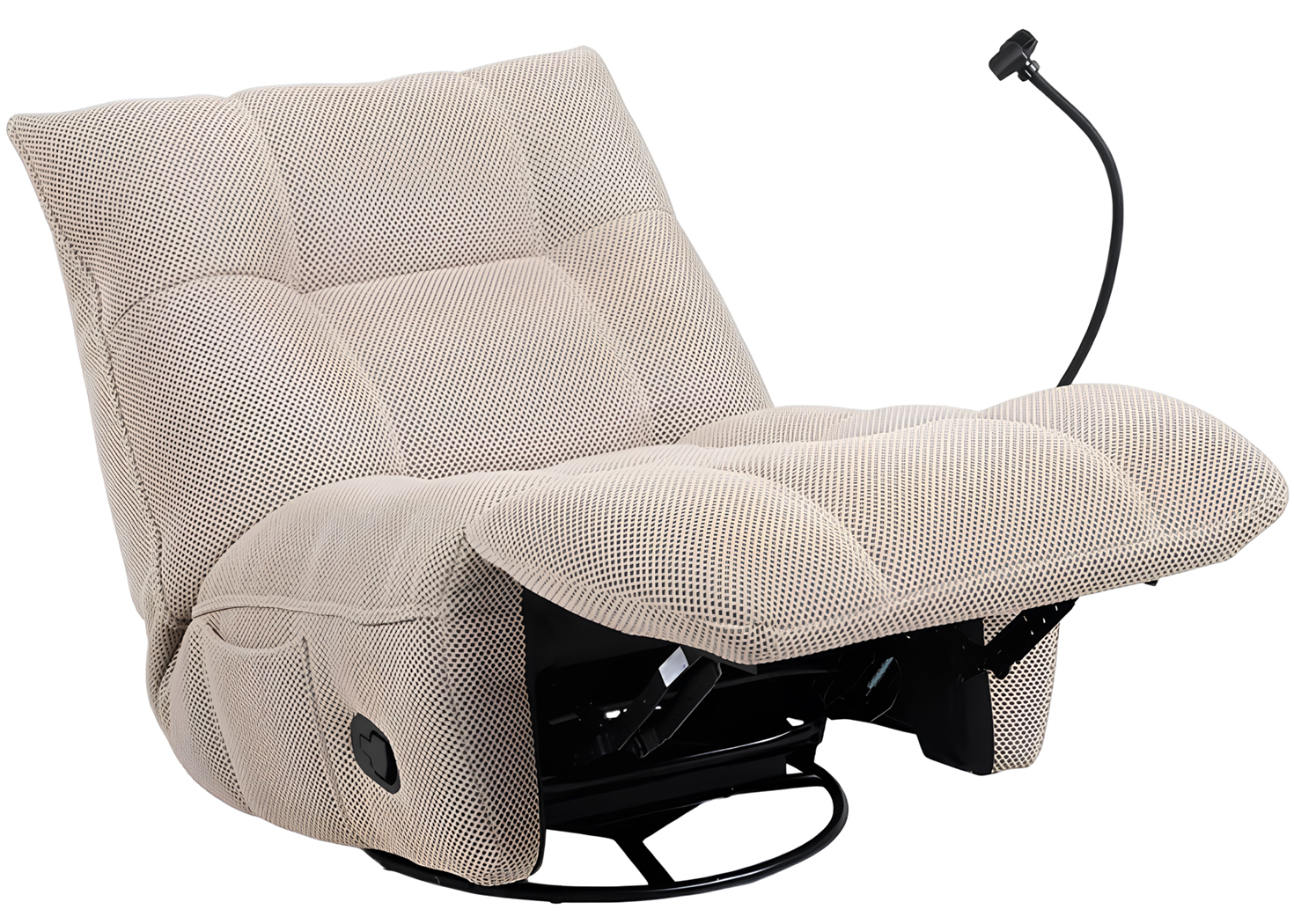 CHEERS SWIVEL RECLINER- BEIGE (K51261M/300107)