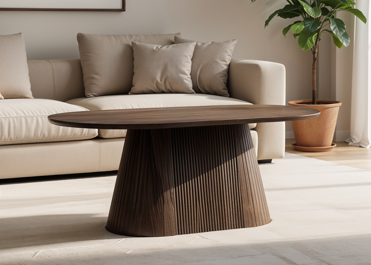 COFFEE TABLE- BROWN (6849)