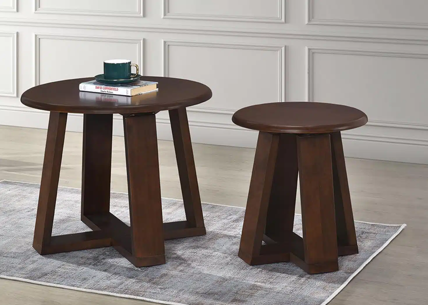 COFFEE TABLE+END TABLE SET (RH072CTC/RH072CTS)