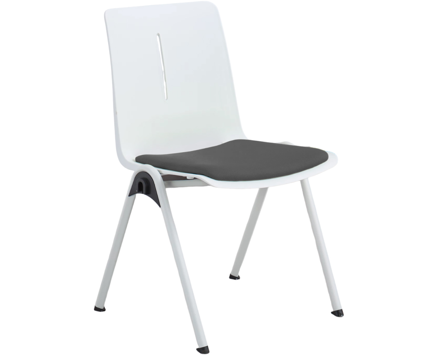 DEW VISITOR CHAIR-GREY