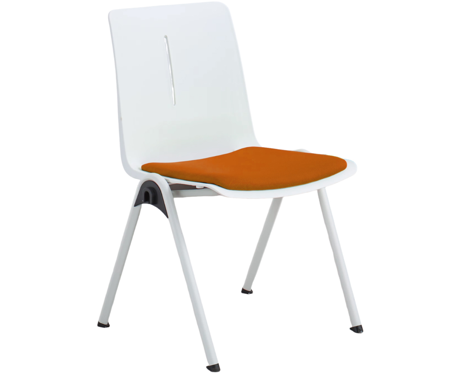 DEW VISITOR CHAIR-ORANGE