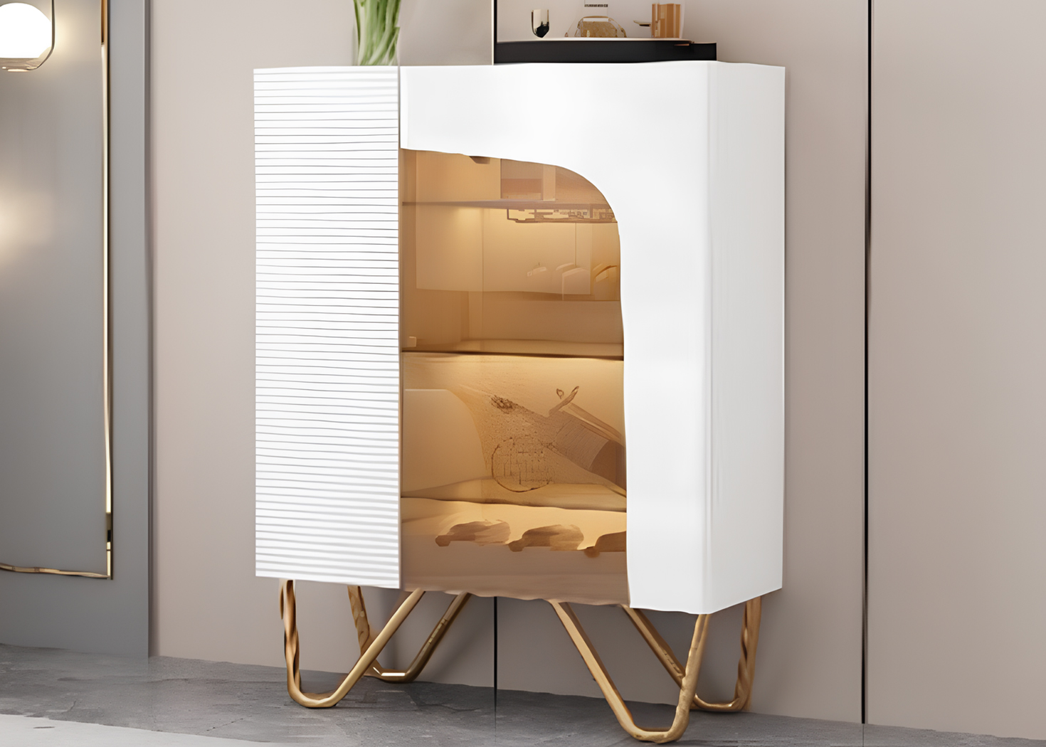 DISPLAY CABINET- RIGHT (90847R)