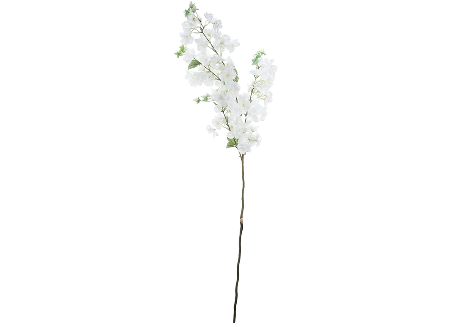 FAUX CHERRY BLOSSOM STEM-WHITE (29635-WHIT)