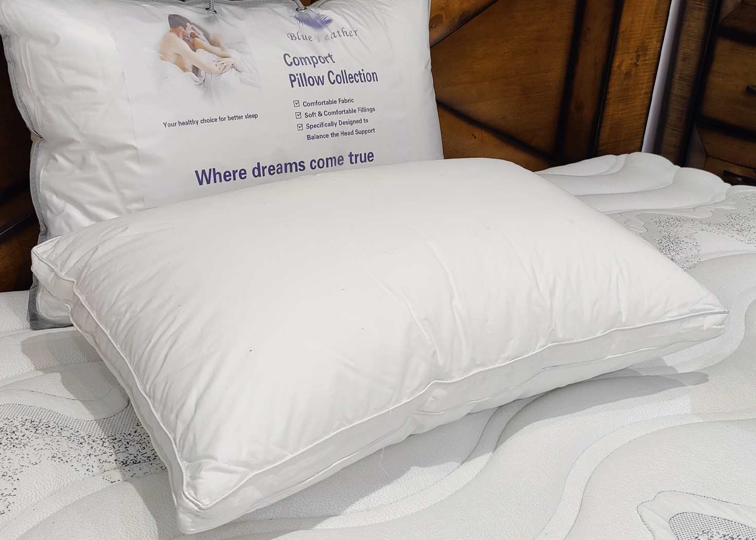 FIBER PILLOW- 45CM X 75CM (WP2306)