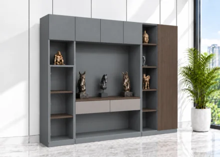 FILING CABINET- PARI WALNUT/ADVANCED GREY (57BHS001 24)