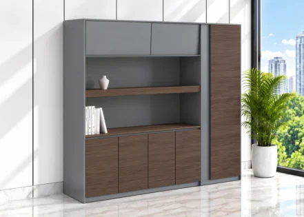FILING CABINET- PARI WALNUT/ADVANCED GREY (58BPL401 24)