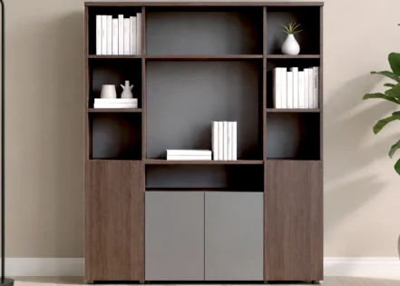 FILING CABINET - PARI WALNUT/ADVANCED GREY (98BDB001 16)