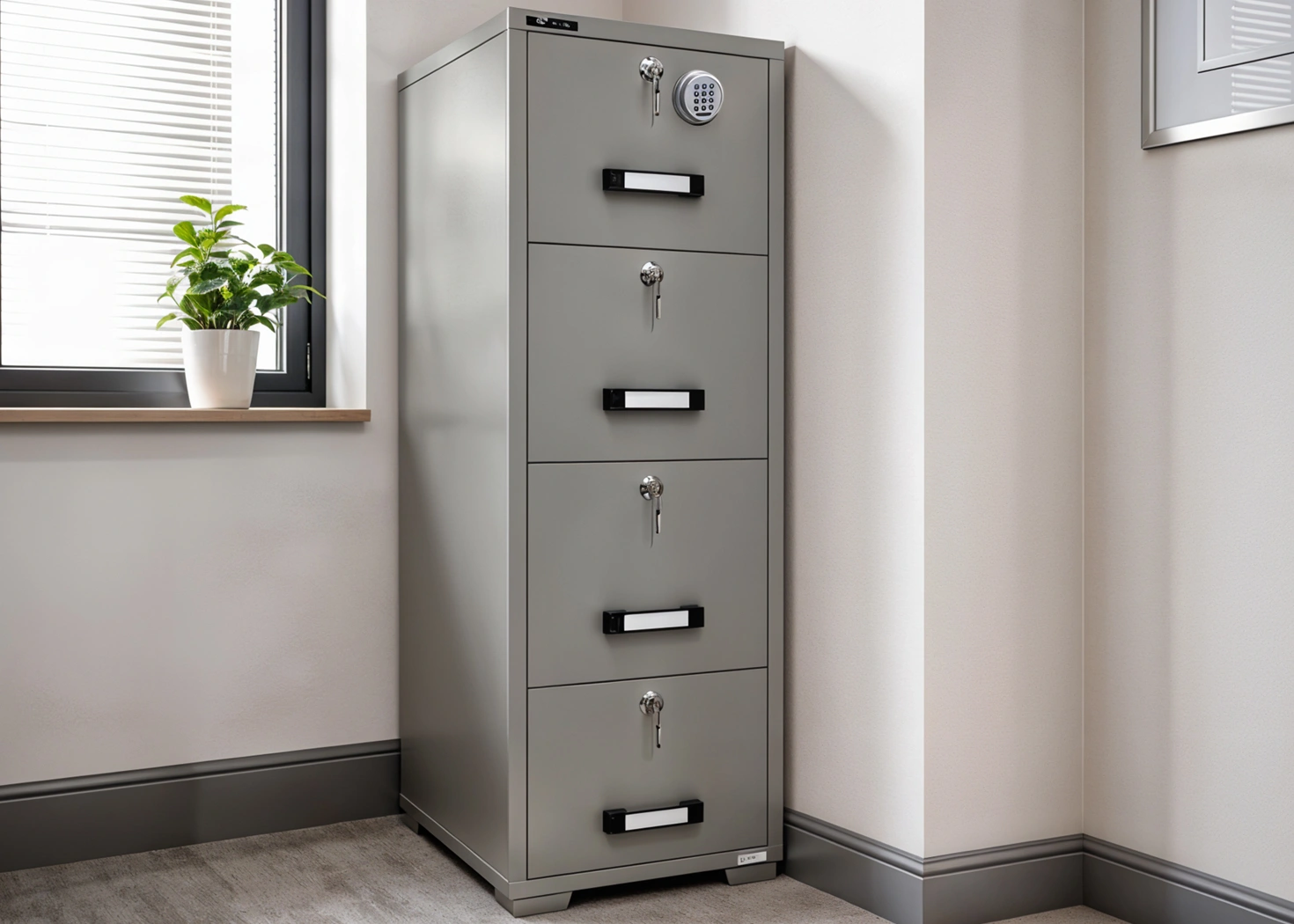 FIRE RESISTANT SAFE WITH DIGITAL LOCK (FRC 4-680)