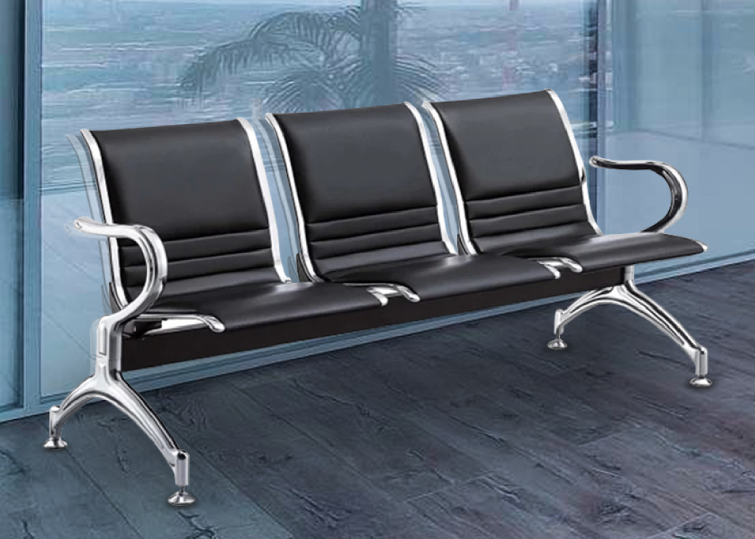 FULLY PADDED 3 SEATER LINK CHAIR (FRC 005)
