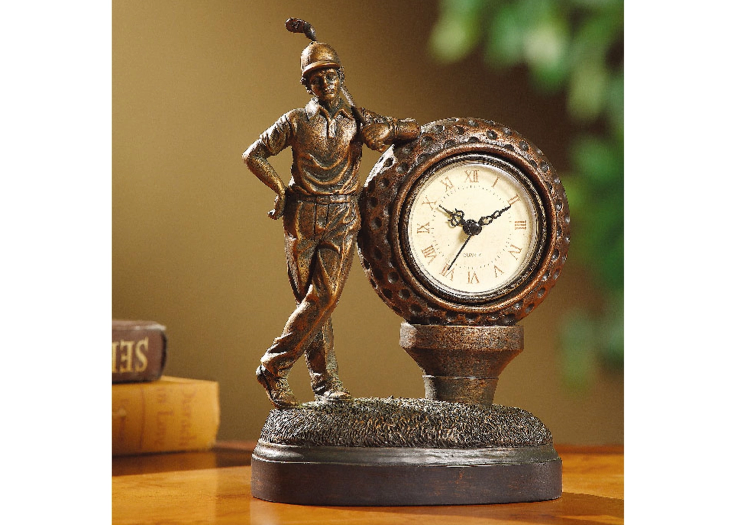 GOLFER CLOCK (CVCKA475)