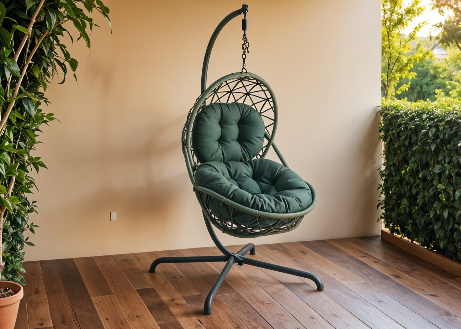 HANGING SWING WITH CUSHION (JYHRS220201)