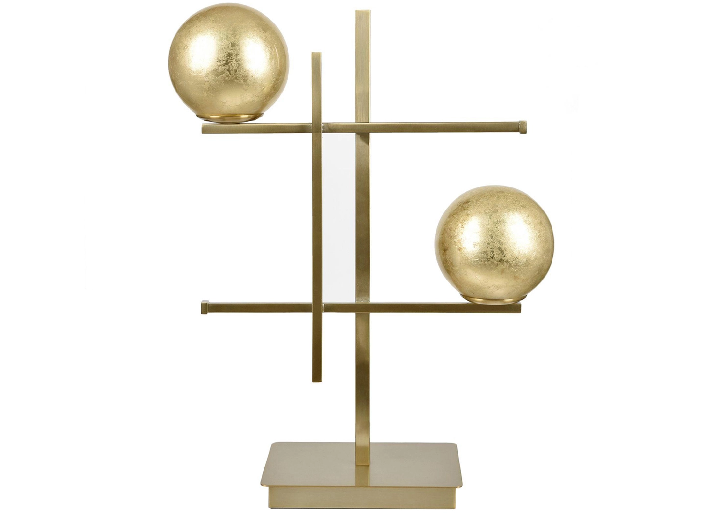 JENNINGS DOUBLE GLOBES TABLE LAMP (CVAZER146)