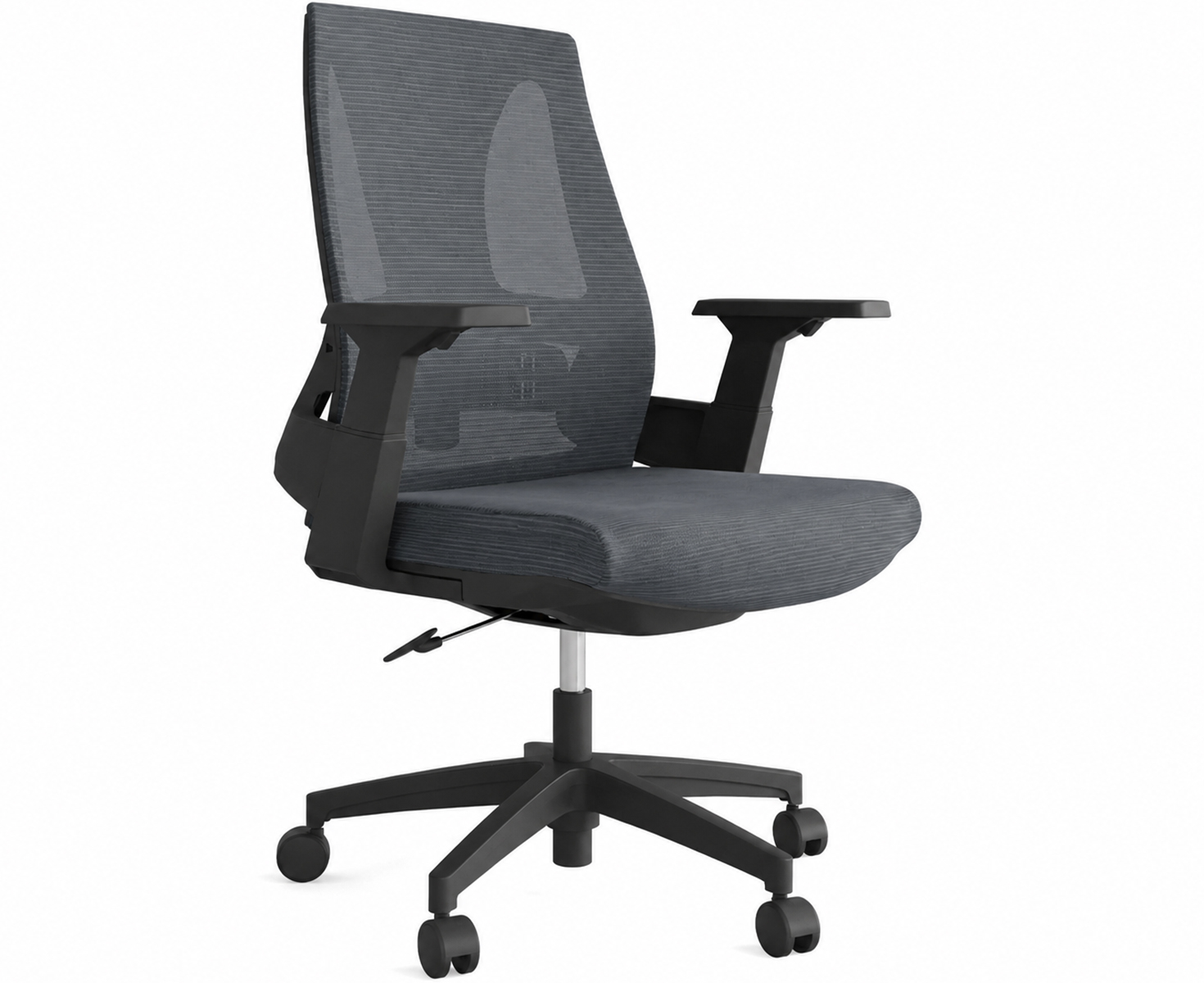 LAMA LOW BACK OFFICE CHAIR- GREY