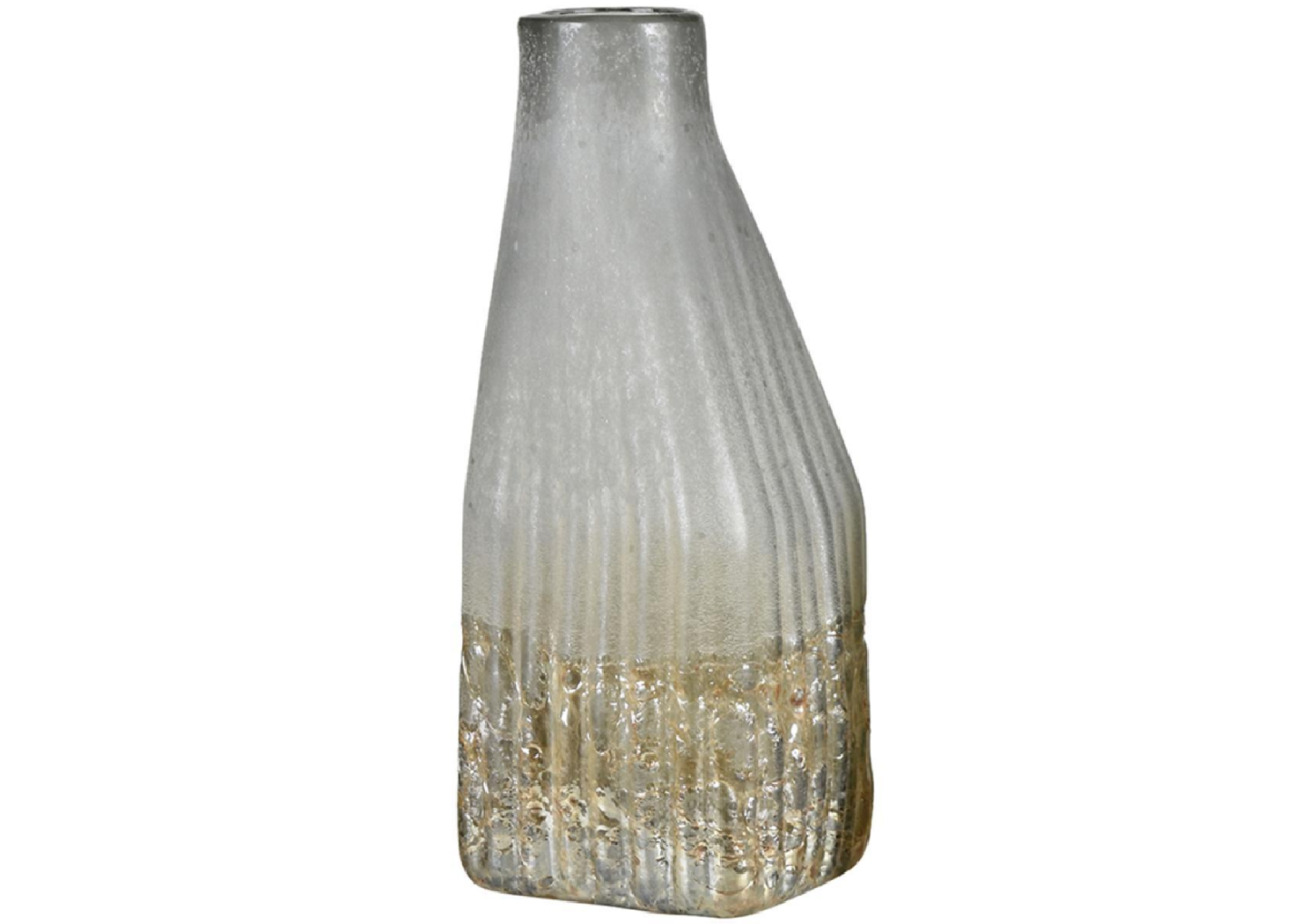 LARGE GILLINGHAM VASE-GLASS  FROSTED SANDSTONE FINISH (CVVSA1220L)