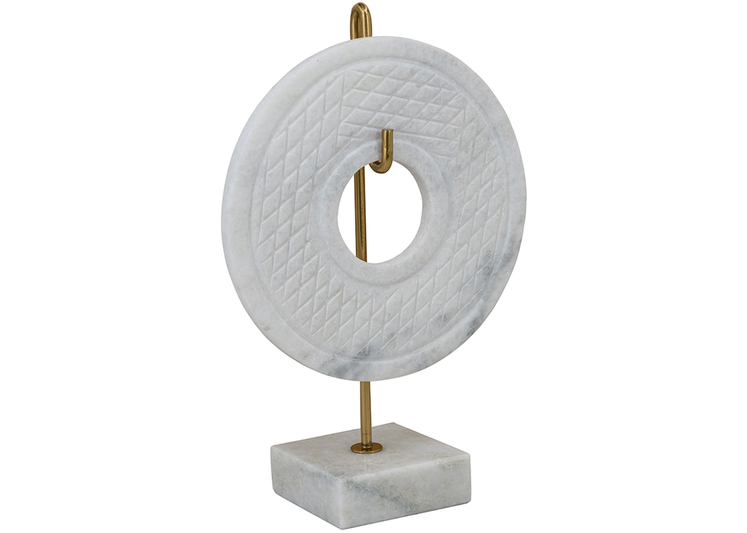 MARBLE SCULPTURE ON STAND (C5539)