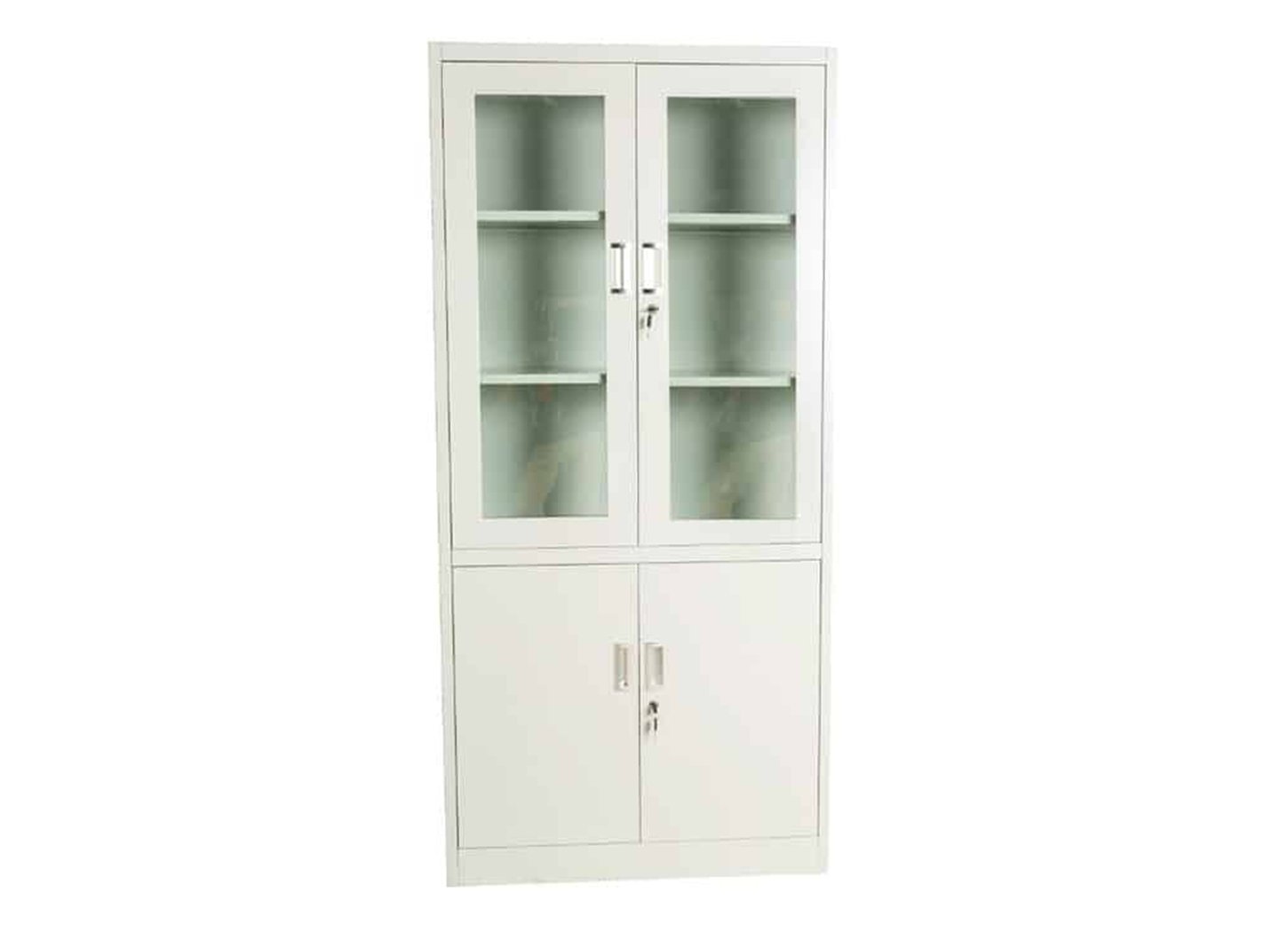 Metal Filing Cabinet (Glass 2 Door)- DG K144 1803