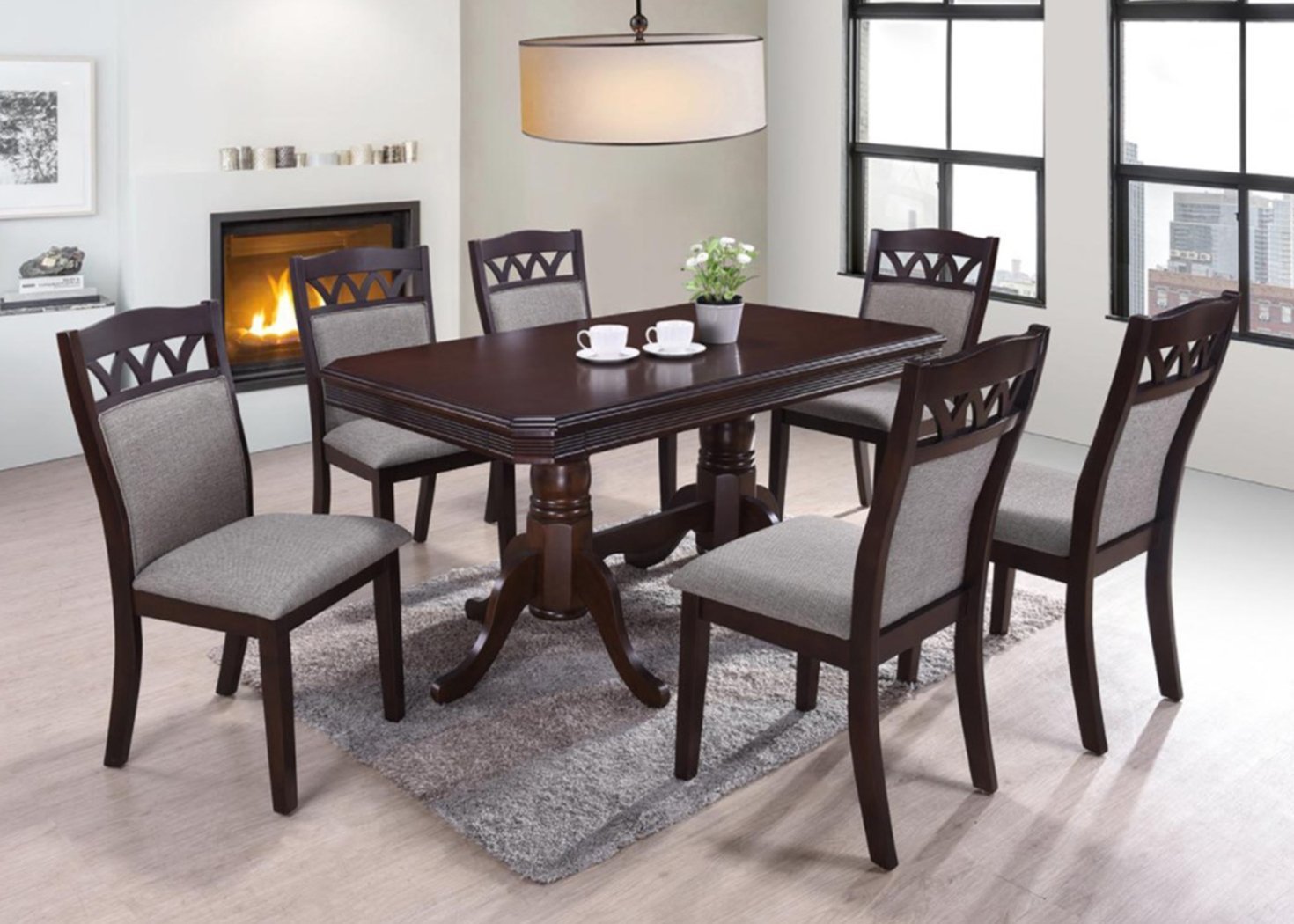 Metro 6 Seater Dining Set