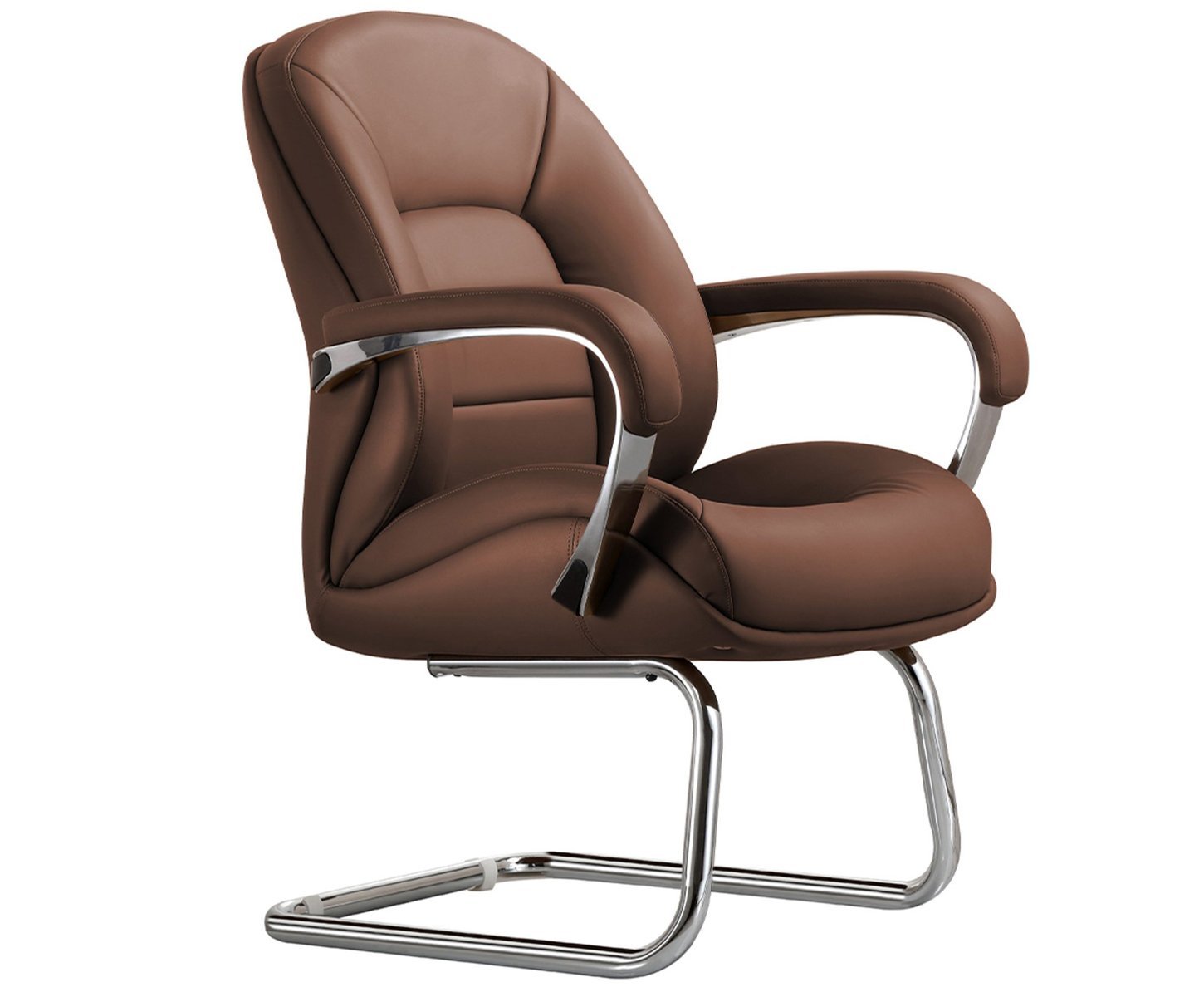 Niki Visitor Chair- Brown