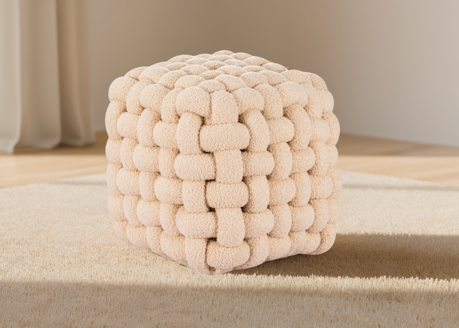 OTTOMAN- BEIGE (3009)