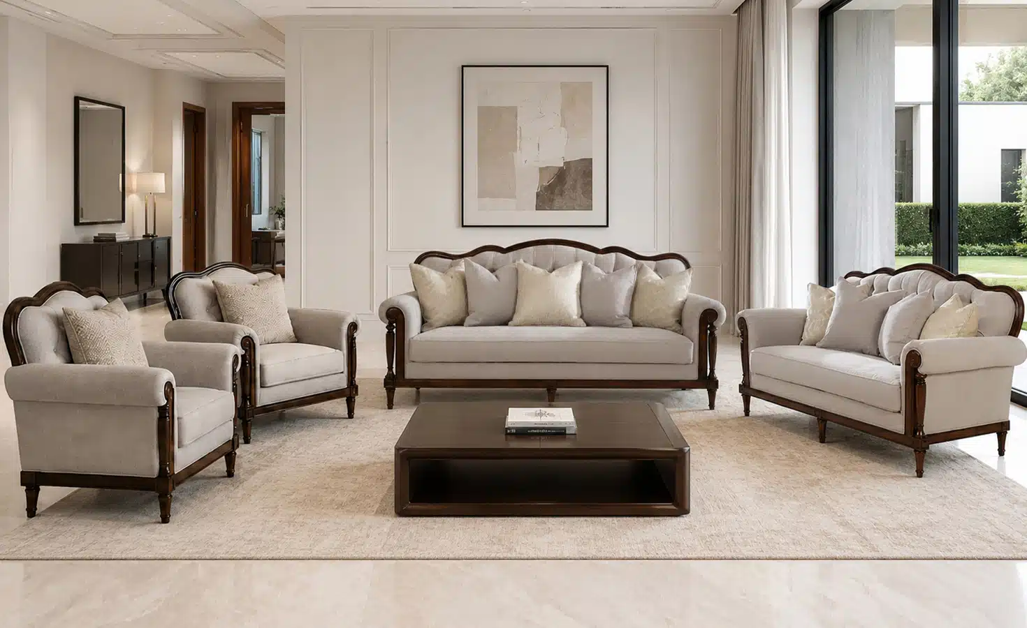 ROMANIA FABRIC SOFA 7 SEATER (F288)