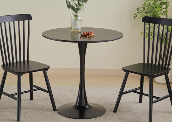 ROUND TABLE - BLACK (D001Y80-BK)