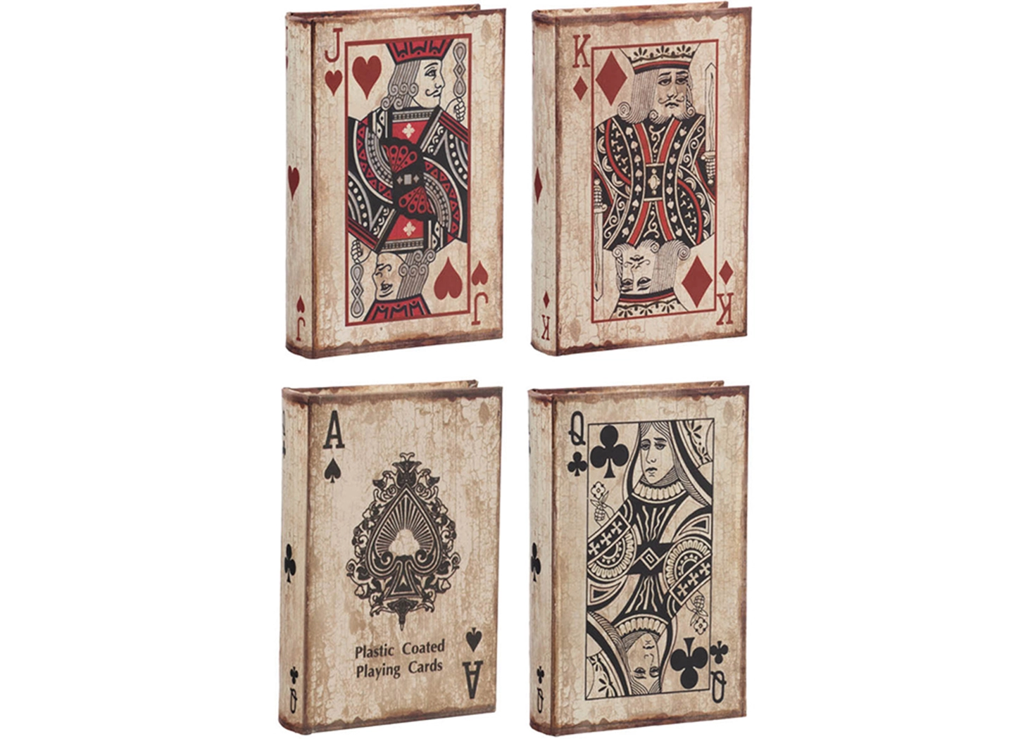 4 ACE BOOK BOXES (36856)