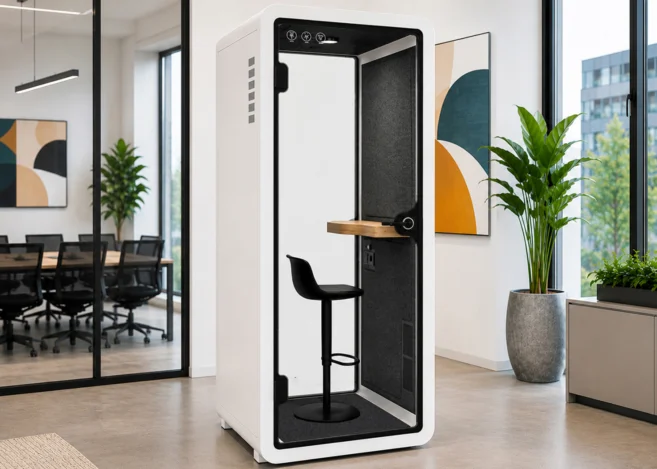SINGLE MOVABLE SOUNDPROOF OFFICE POD (SR-S)