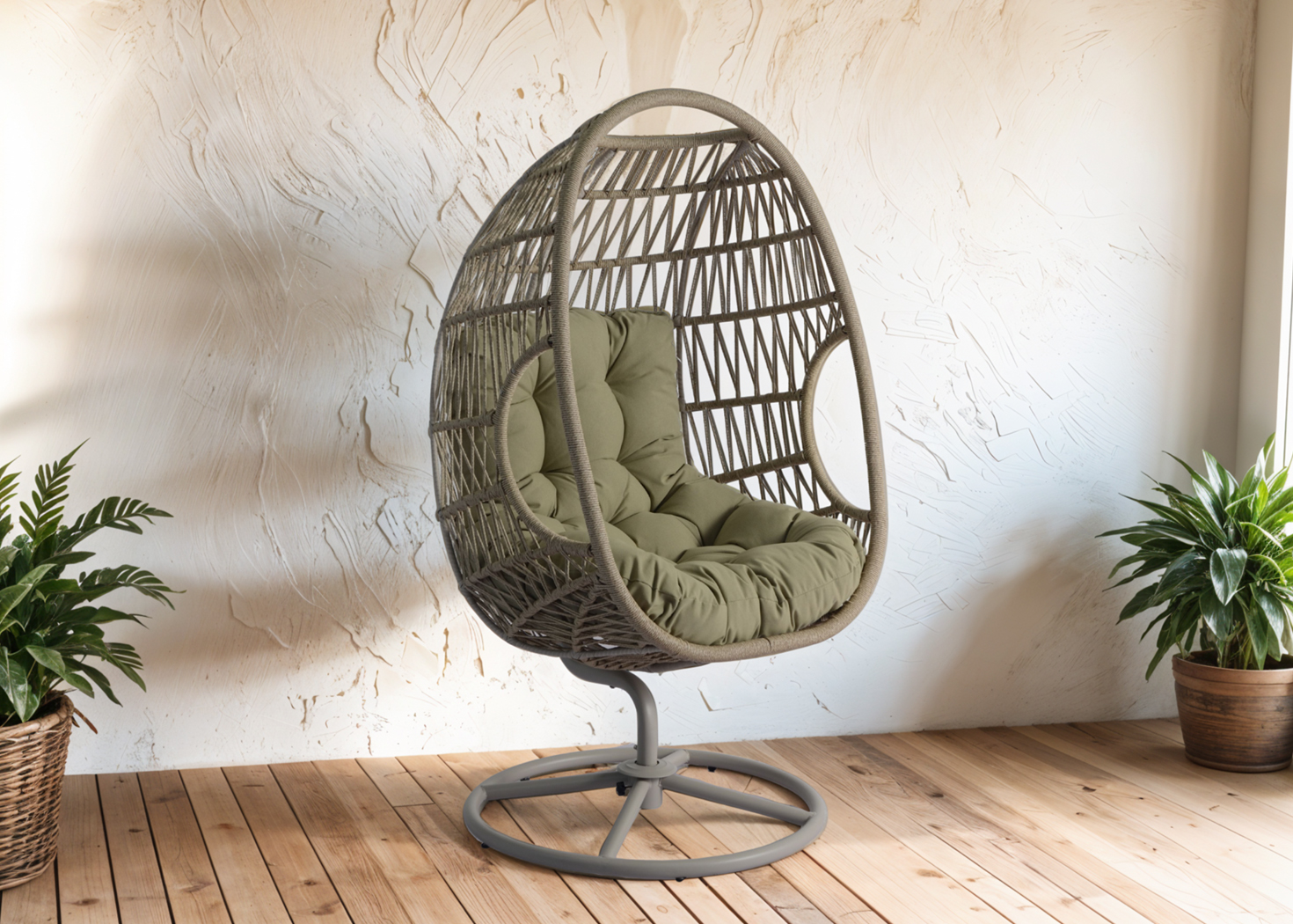 SWIVEL CHAIR WITH CUSHION (JYSRS250110)