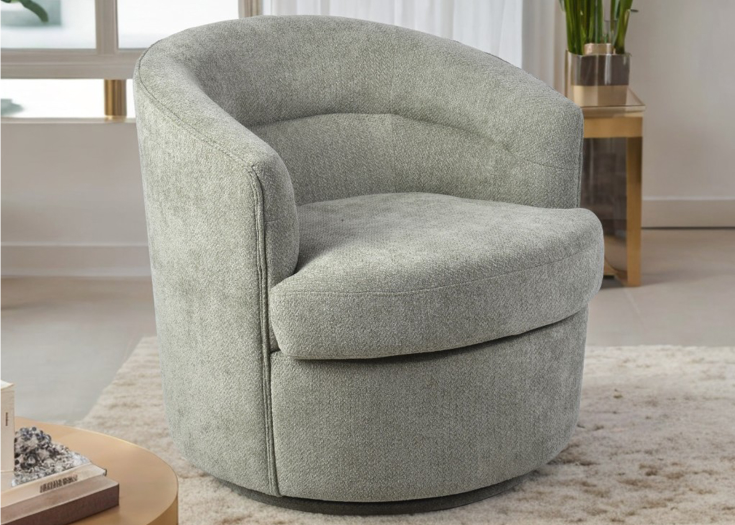 VERONA ACCENT CHAIR (3237)- LIGHT GREEN