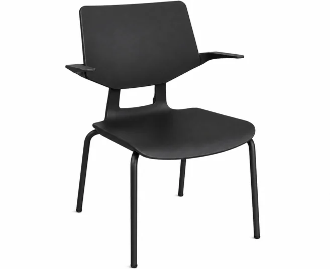 VISITOR CHAIR - BLACK (1831G)
