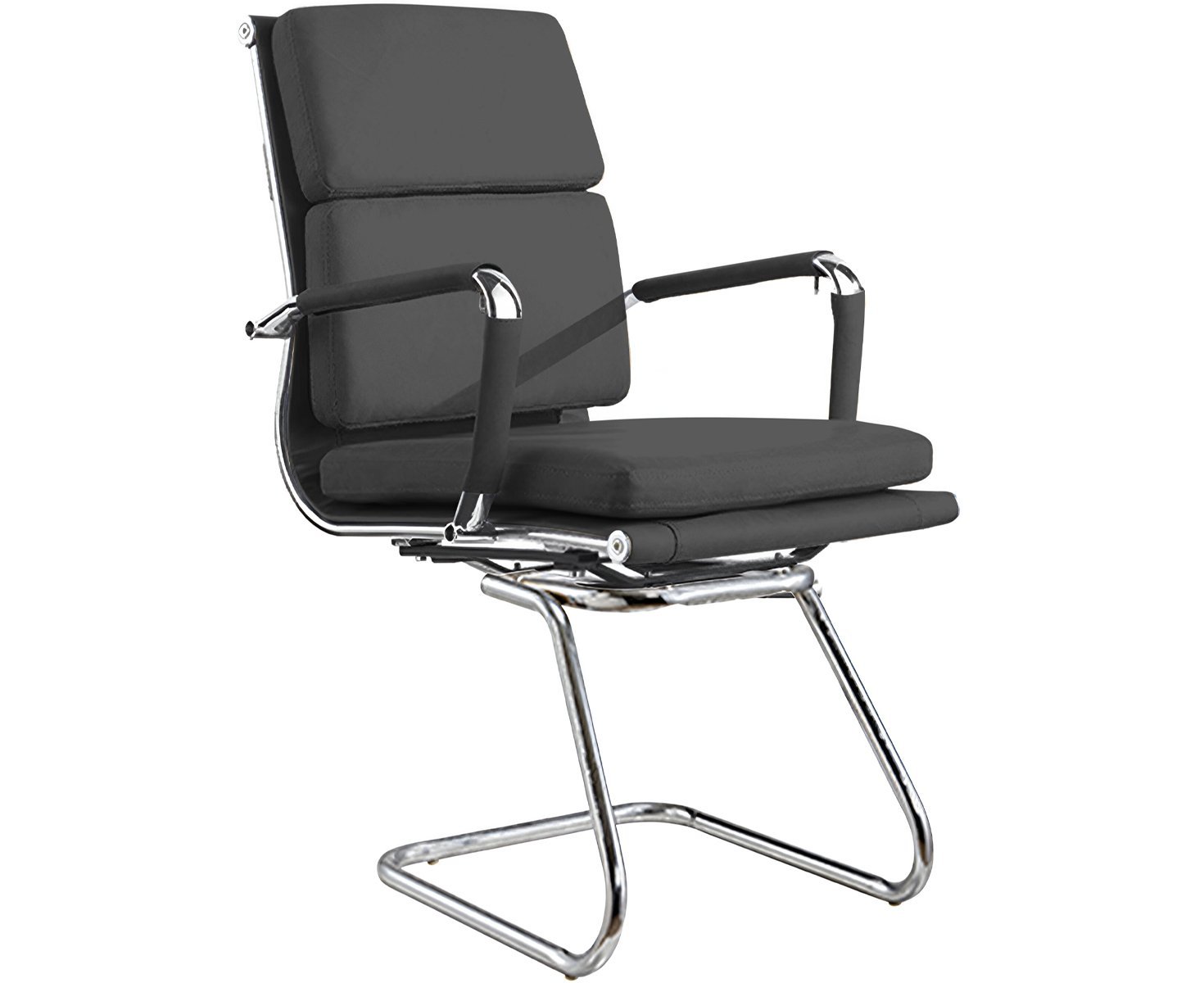 VISITOR CHAIR- BLACK (STL 418D)
