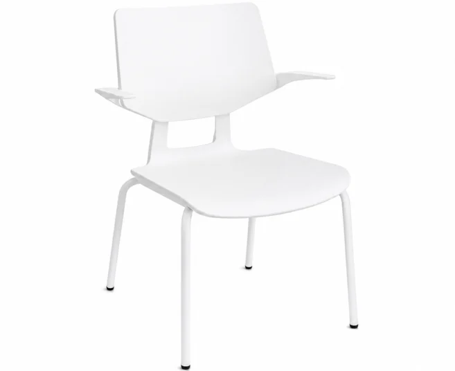 VISITOR CHAIR - WHITE (1831G)