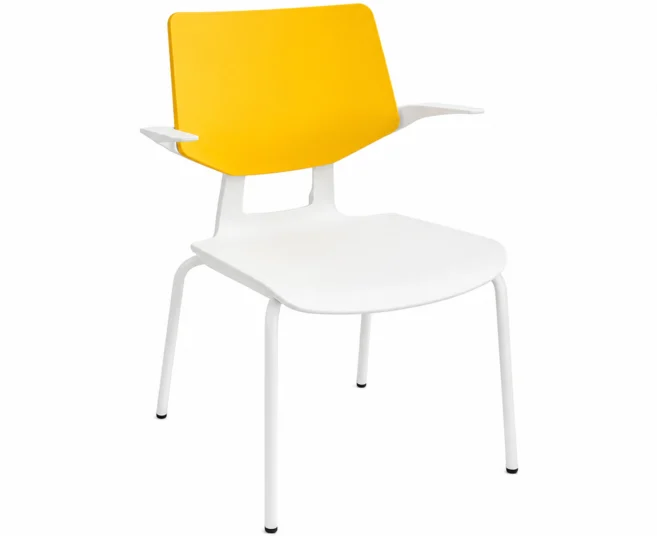 VISITOR CHAIR - YELLOW (1831G)