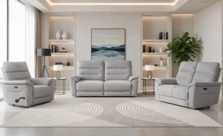 CHEERS 7 SEATER RECLINER SOFA-BEIGE (51599M/1542202)