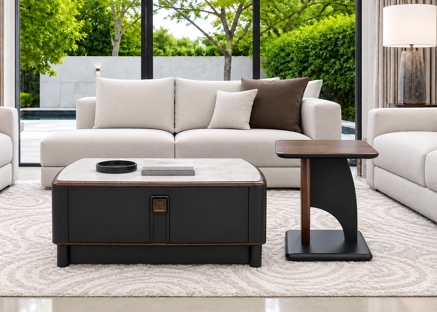 COFFEE TABLE+END TABLE (062)