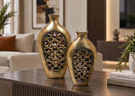 2 PC SET FLOWER VASE (OSR72A/OSR72B)