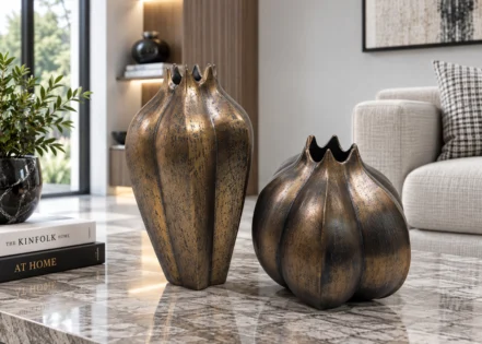 2 PC SET FLOWER VASE (OSR91A/OSR91B)
