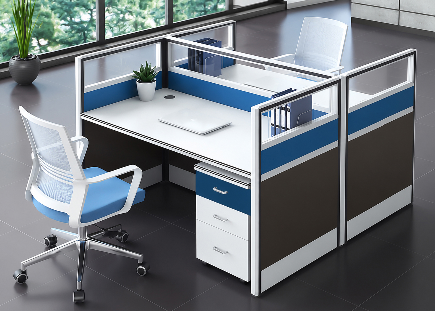 2 SEATER WORKSTATION (RY-BWT-02)