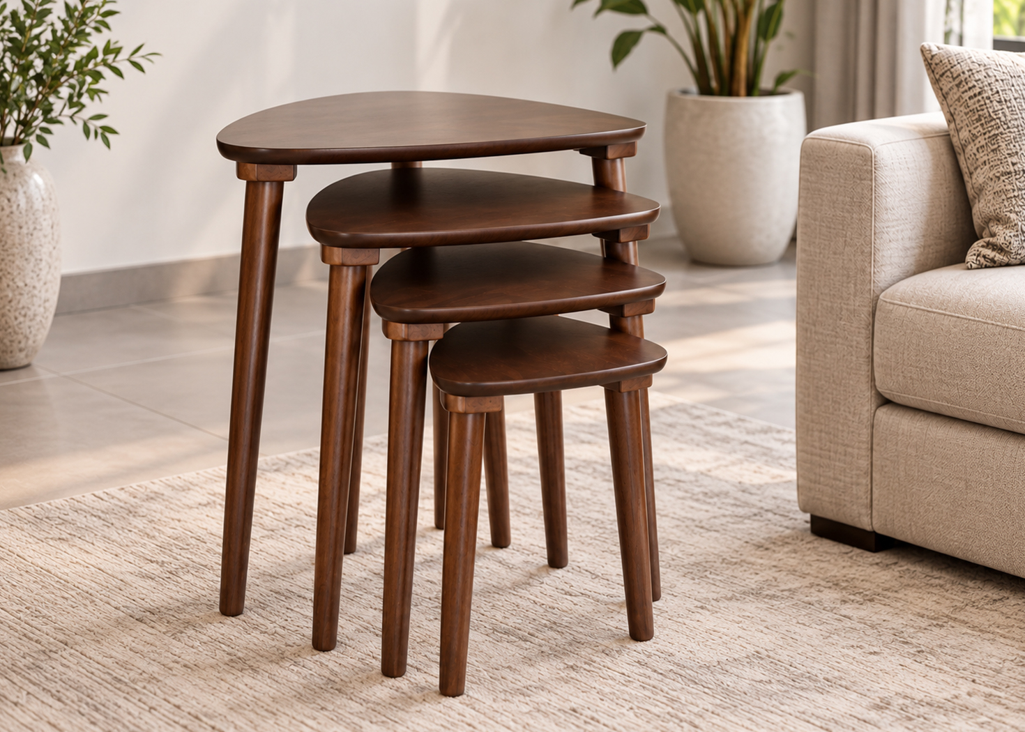 4 PC NEST OF STOOLS (DG 34200)