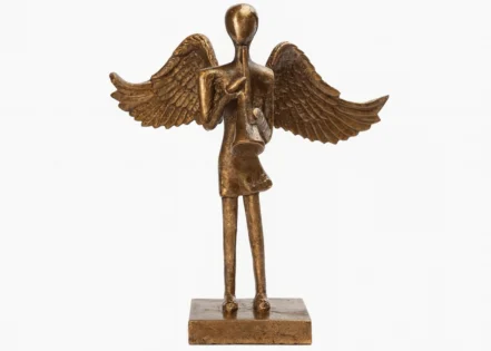 ALUMINIUM RAW RUSTIC GOLD ANGEL (STH-55)