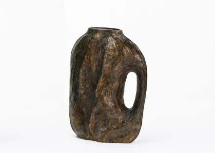 ALUMINIUM RAW ZINC PEWTER VASE (STH-127-S)
