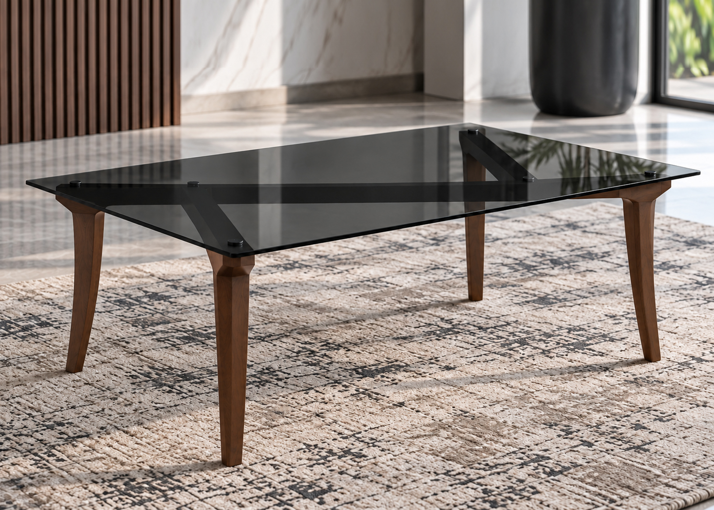 NODI GLASS COFFEE TABLE