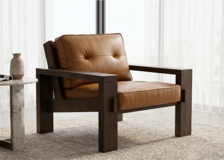 MEKONG ACCENT CHAIR - TAN