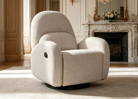 PISA SINGLE MANUAL RECLINER - CREAM