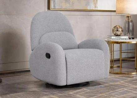 PISA SINGLE MANUAL RECLINER - LIGHT GREY