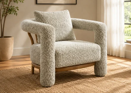 SAIGON ACCENT CHAIR - SILVER