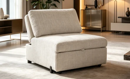 VIGO MULTIFUNCTIONAL CONVERTIBLE SOFA BED CHAIR - GREY