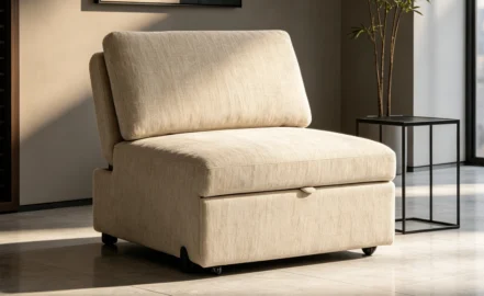 VIGO MULTIFUNCTIONAL CONVERTIBLE SOFA BED CHAIR - MOCHA